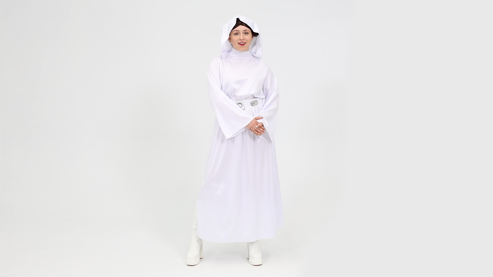 JWC1020 Princess Leia Adult Hooded Costume